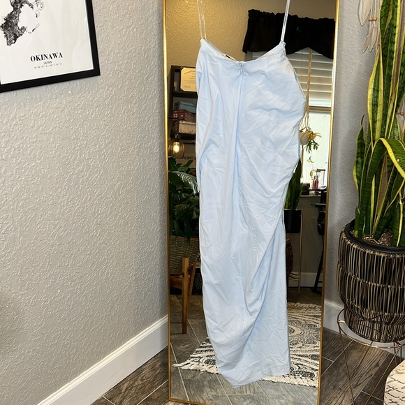 House of CB 'Vesper' Soft Blue Maxi Skirt NWOT - Picture 10 of 10